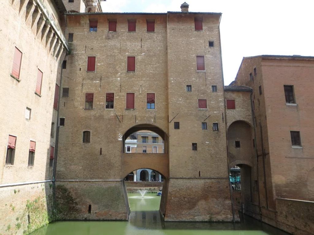 Ferrara Emilia Romagna Italy Este castle Castello estense