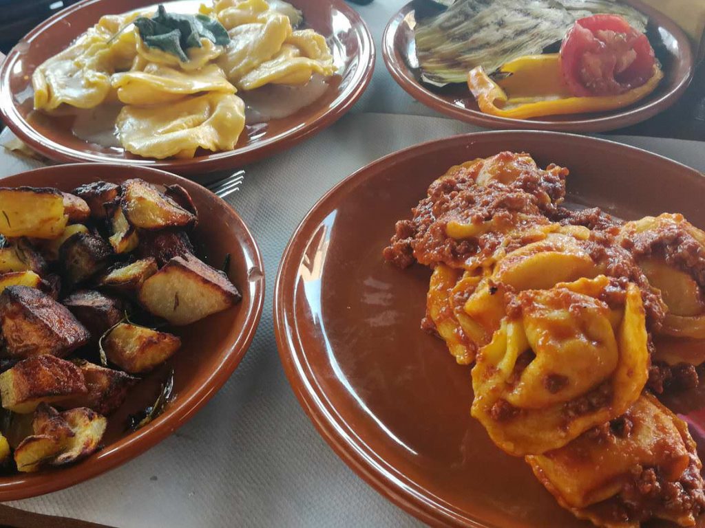 Ferrara Emilia Romagna Italy food I quattro angeli