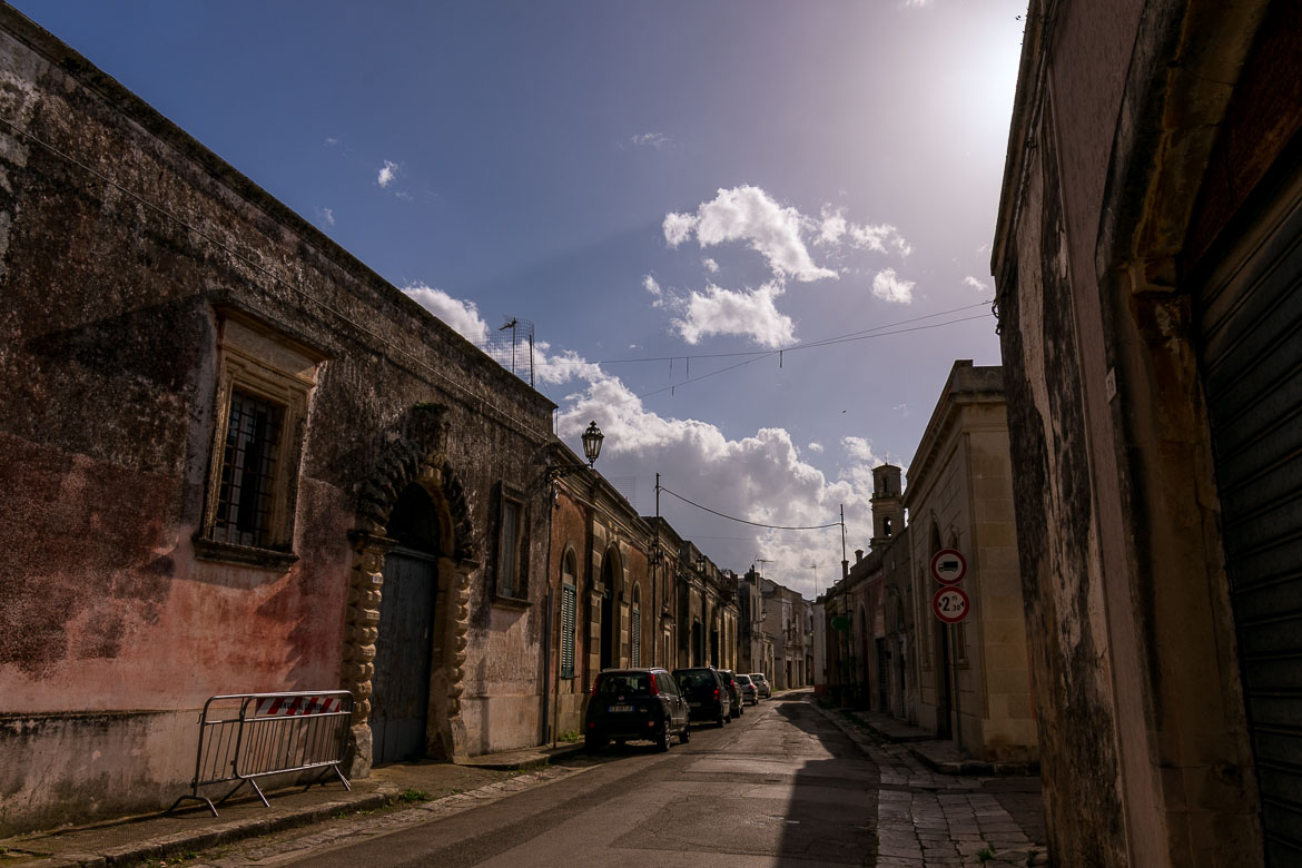 This is a photo of Via Costantini in the afternoon. 