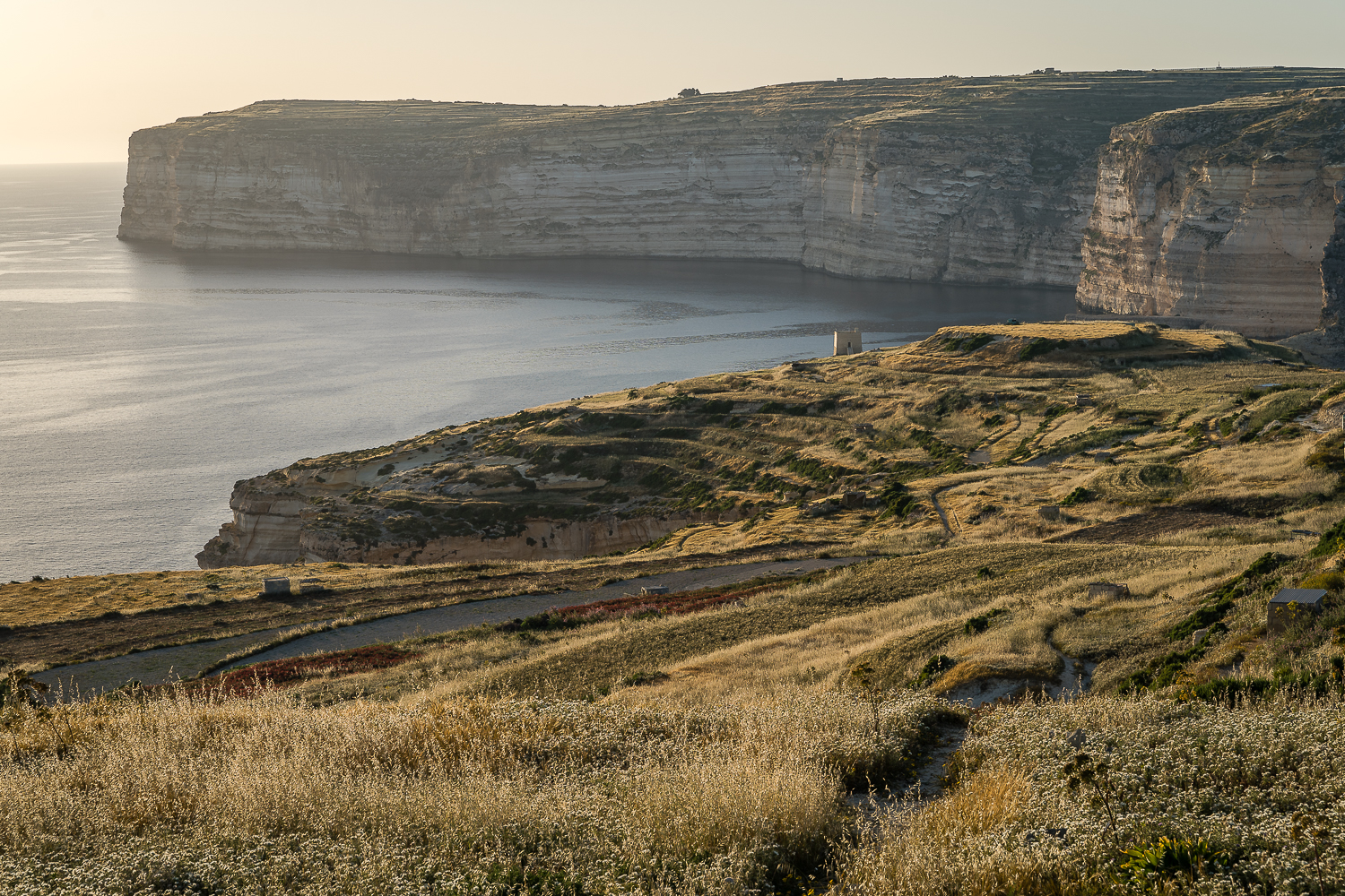Panoramic view of Sanap Cliffs from the sunset viewpoint.