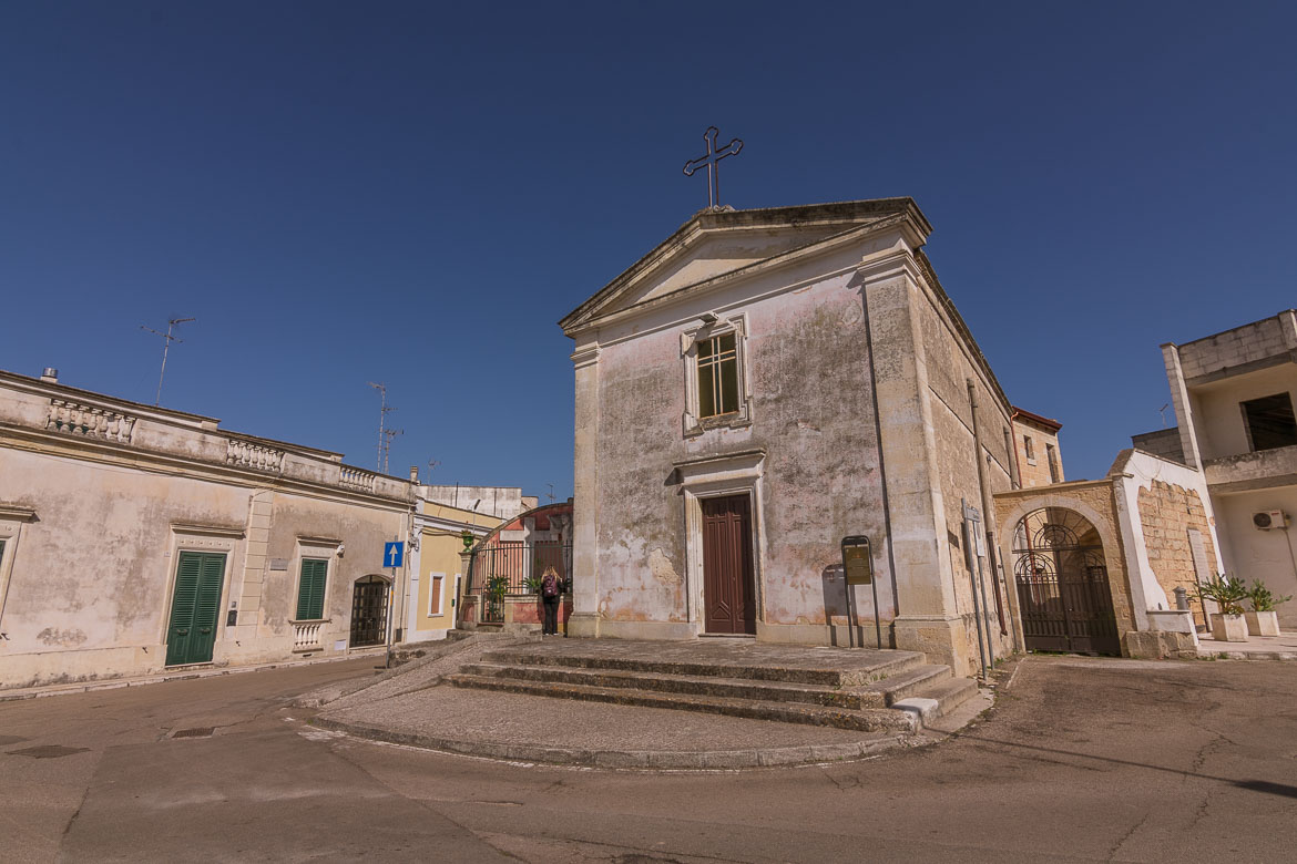 This is a general capture of Calimera, one of the Greek towns in Salento. 