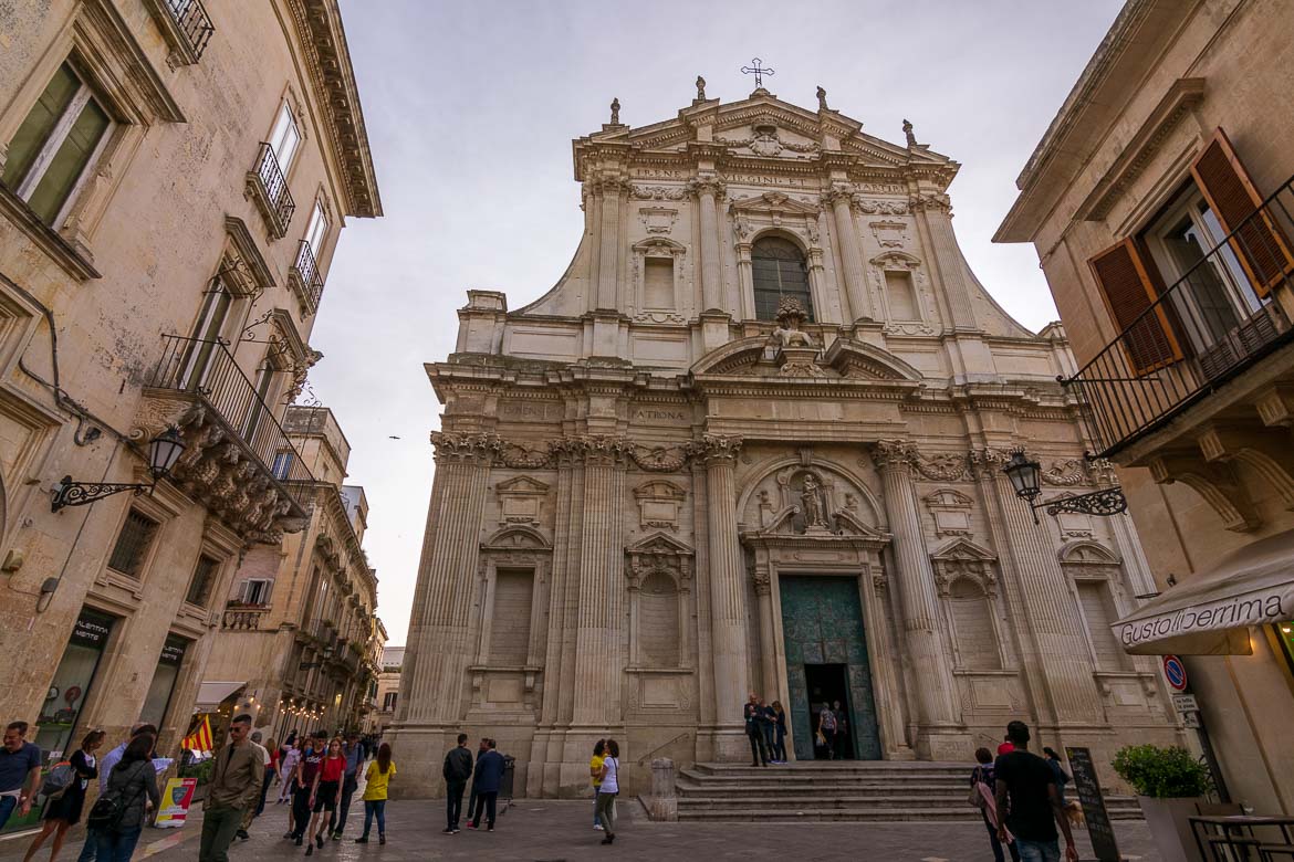 This is a photo of Sant'Irene church in Lecce Italy. 