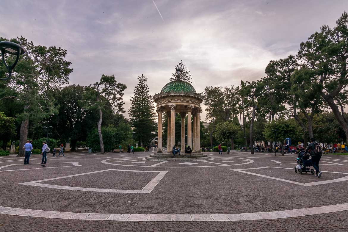 This is a photo of Villa Comunale in Lecce. 
