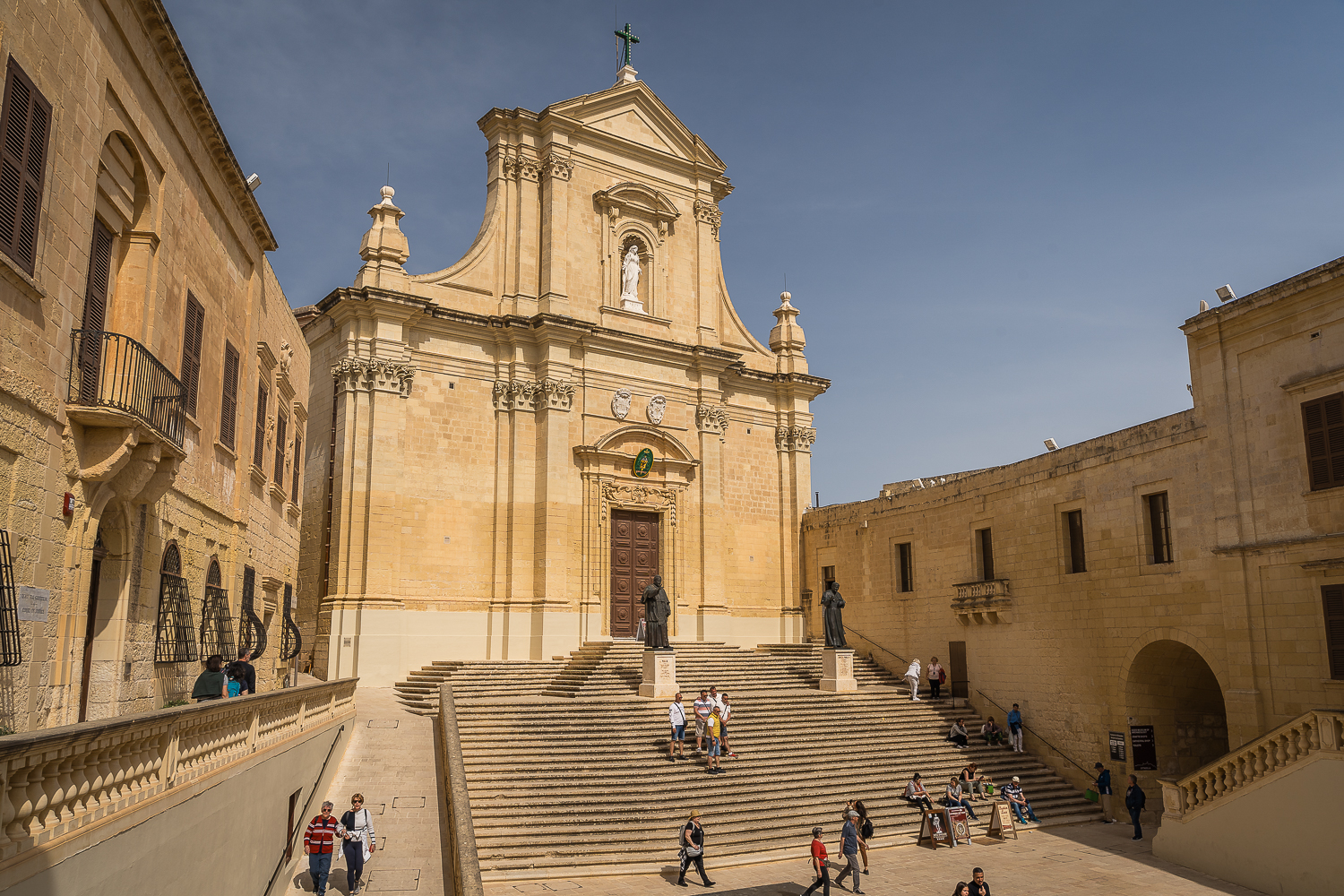 The cathedral in Gozo Citadel.